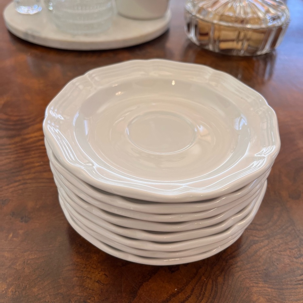 8 Mikasa French Country Saucers